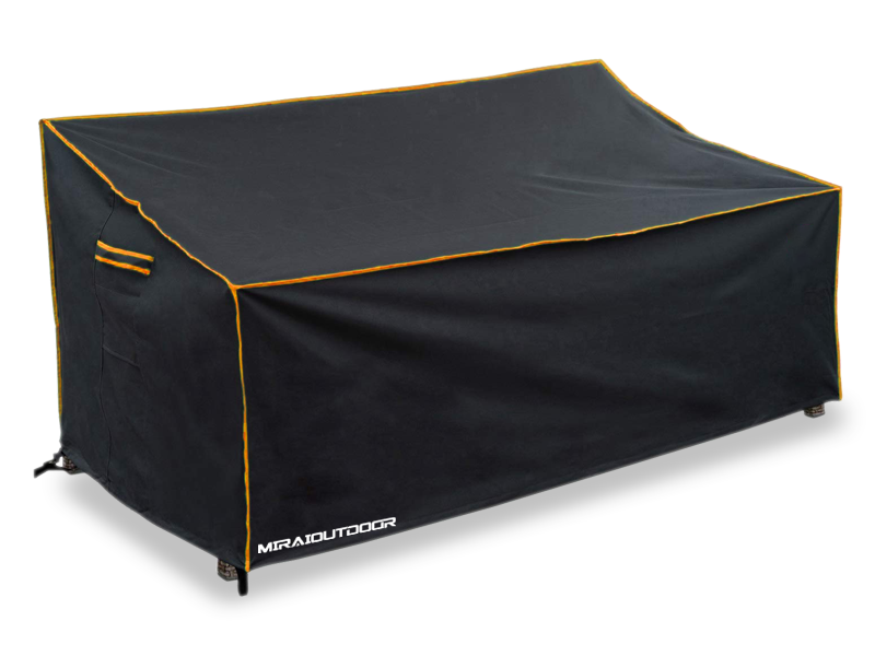 Husa de canapea neagra + portocalie